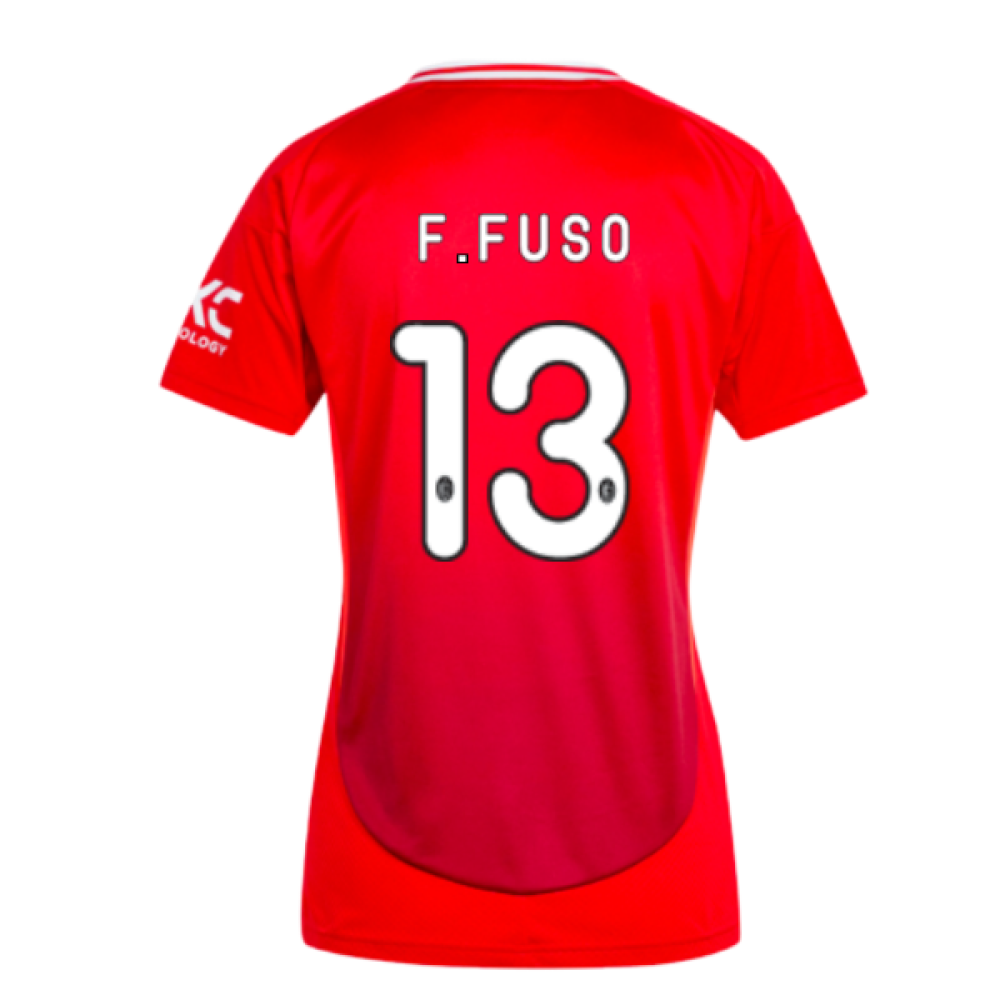 2024-2025 Man Utd Home Shirt (Womens) (F.Fuso 13)