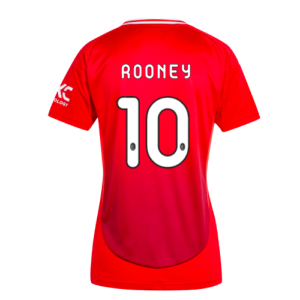 2024-2025 Man Utd Home Shirt (Womens) (Rooney 10)