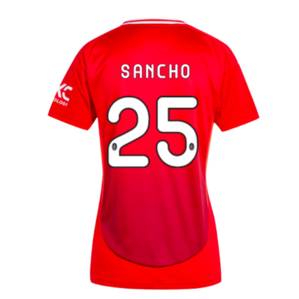 2024-2025 Man Utd Home Shirt (Womens) (Sancho 25)