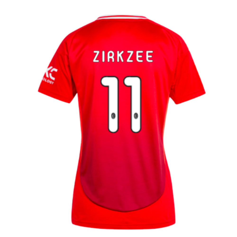 2024-2025 Man Utd Home Shirt (Womens) (Zirkzee 11)