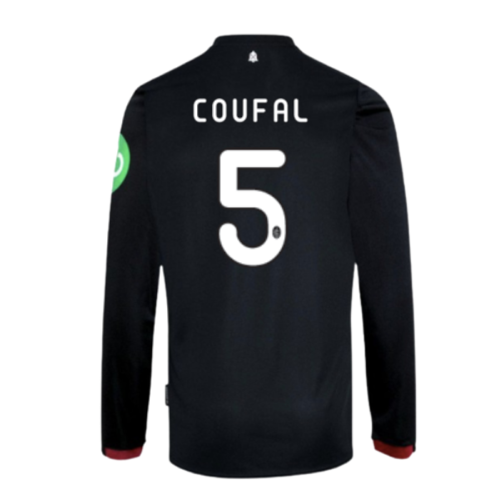 2024-2025 West Ham Long Sleeve Away Shirt (Kids) (Coufal 5)