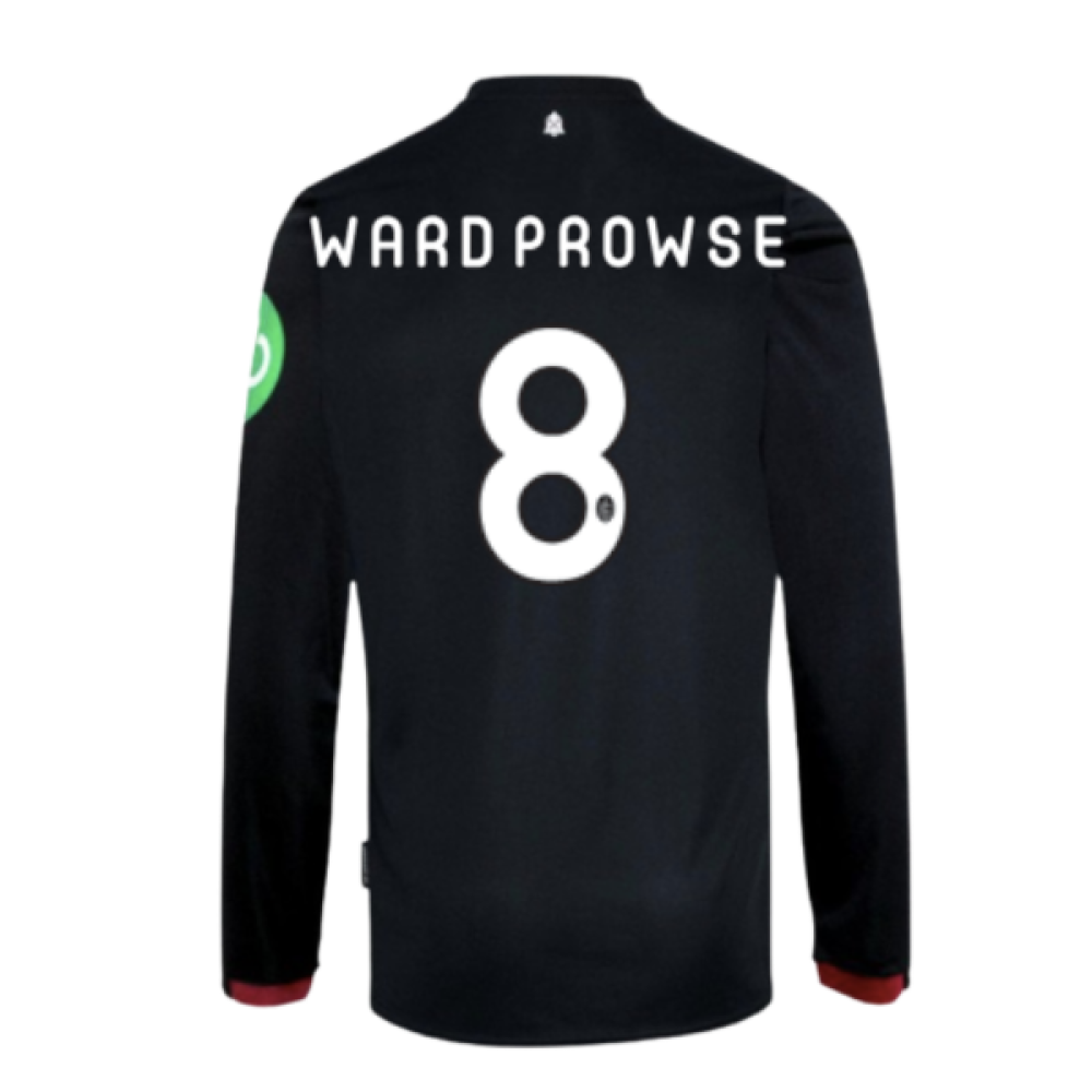 2024-2025 West Ham Long Sleeve Away Shirt (Kids) (Ward Prowse 8)