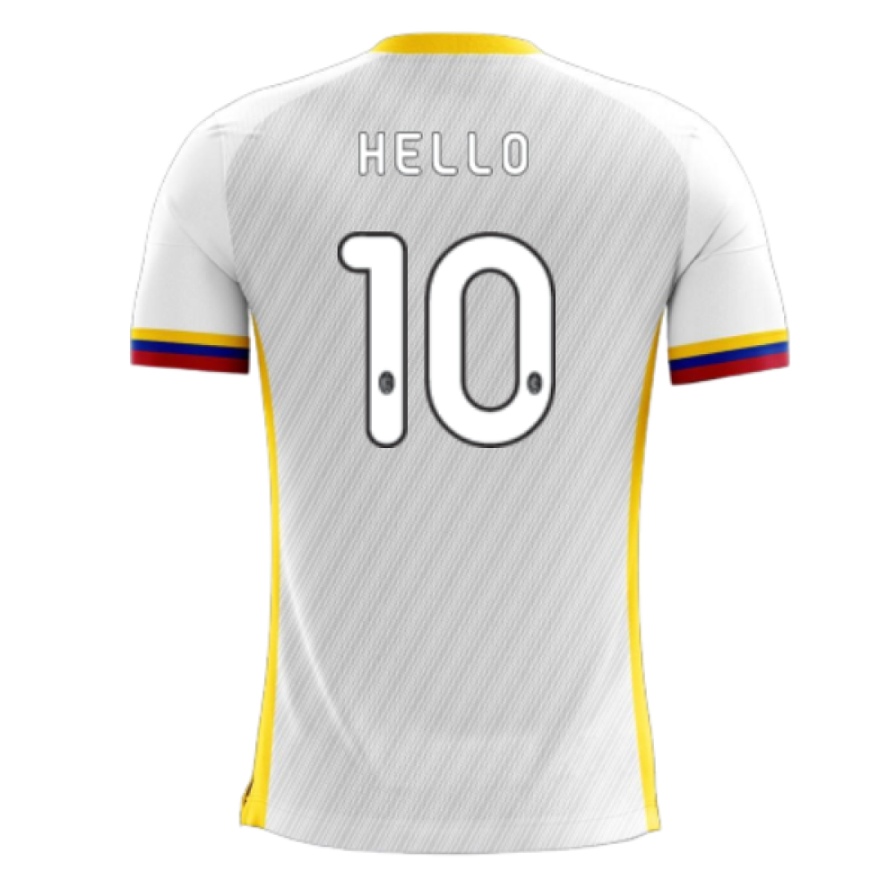 Colombia 2025-2026 Away Concept Football Kit (Libero) - Baby (Hello 10)