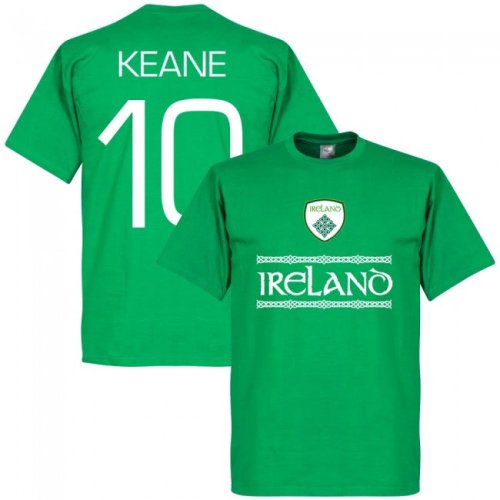 Ireland Robbie Keane 10 Team T-Shirt - Green