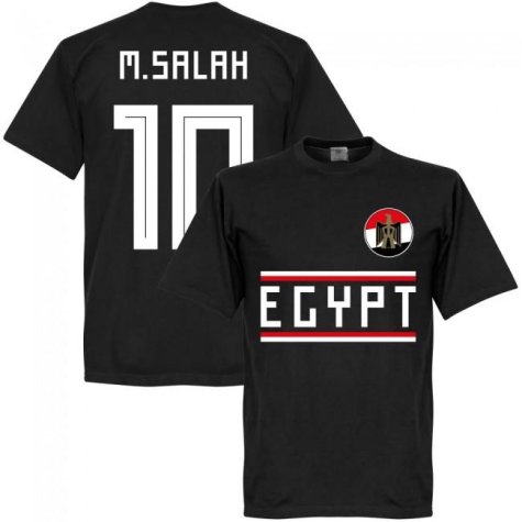 Egypt Mohammed Salah 10 Team T-Shirt - Black