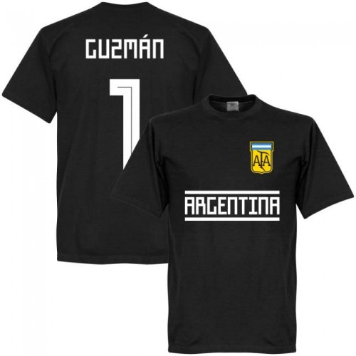 Argentina Guzman 1 GK Team T-shirt - Black