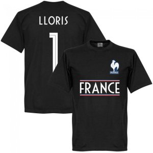 France Lloris 1 Team GK T-shirt - Black