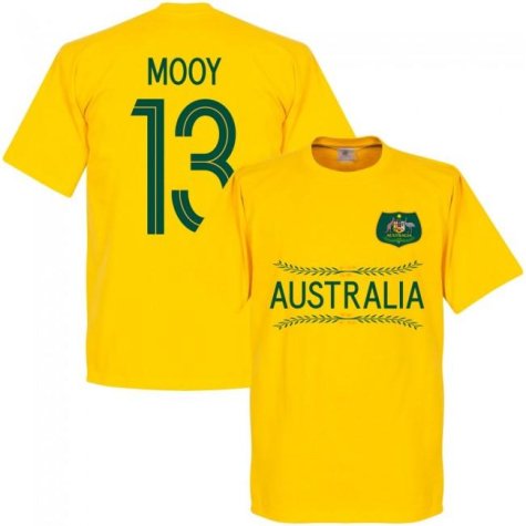 Australia Mooy 13 Team T-Shirt - Yellow