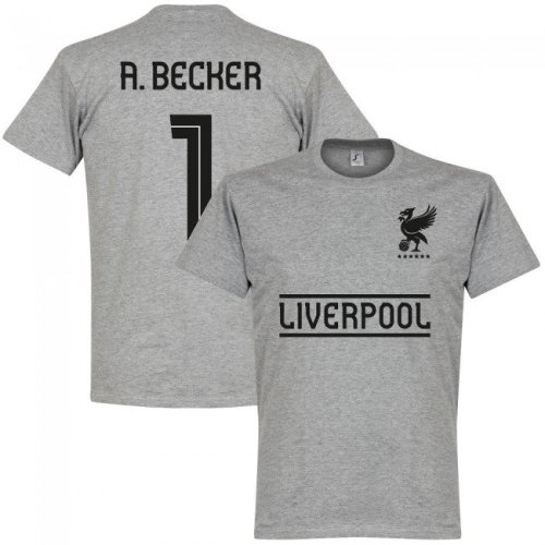 Liverpool Team A.Becker 1 KIDS T-shirt - Grey