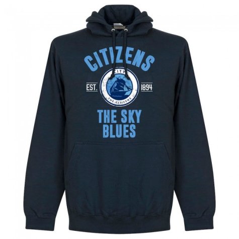 Man City Established Hoodie -Navy