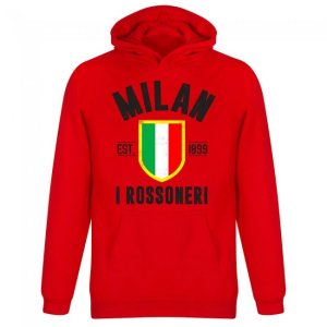 Milan Established Kids Hoodie - Red Milan Established Kids Hoodie - Red