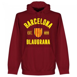 Barcelona Established Kids Hoodie - Maroon Barcelona Established Kids Hoodie - Maroon