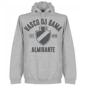 Vasco Da Gama Established Hoodie - Grey