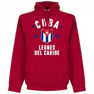 Cuba Established Hoodie - Red Cuba Established Hoodie - Red