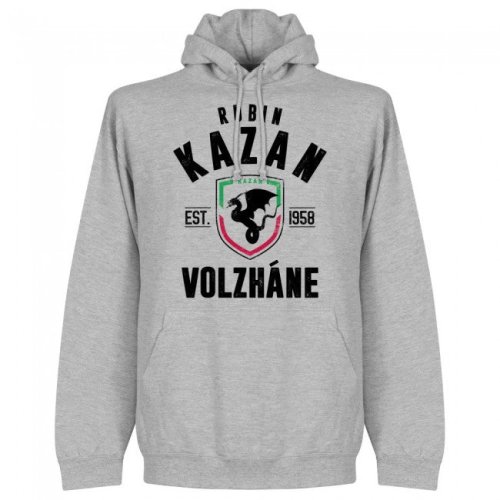 Rubin Kazan Established Hoodie - Grey