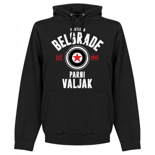 Partizan Belgrade Established Hoodie - Black