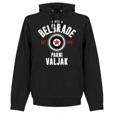 Partizan Belgrade Established Hoodie - Black