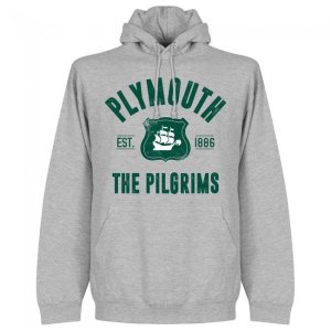 Plymouth Established Hoodie - Grey Plymouth Established Hoodie - Grey