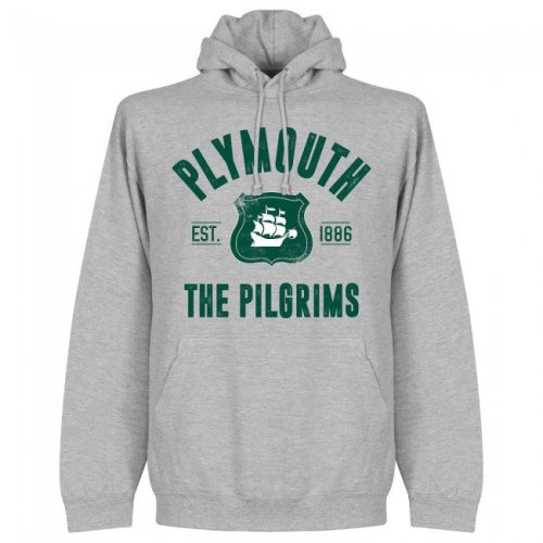 Plymouth Established Hoodie - Grey