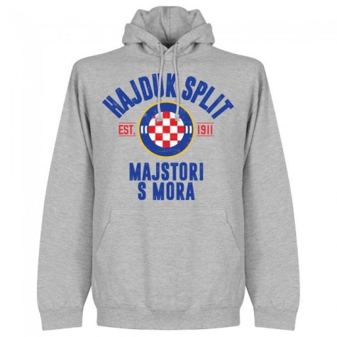 Hajduk Split Established Hoodie - Grey