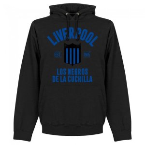 Liverpool Montevideo Established Hoodie - Black Liverpool Montevideo Established Hoodie - Black
