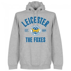 Leicester Established Hoodie - Grey Leicester Established Hoodie - Grey