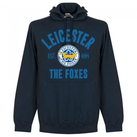 Leicester Established Hoodie - Navy