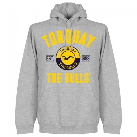 Torquay Established Hoodie - Grey