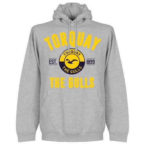 Torquay Established Hoodie - Grey