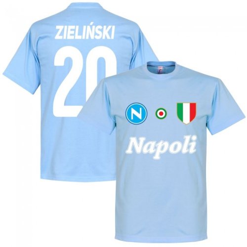 Napoli Zielinski 20 Team T-Shirt - Sky