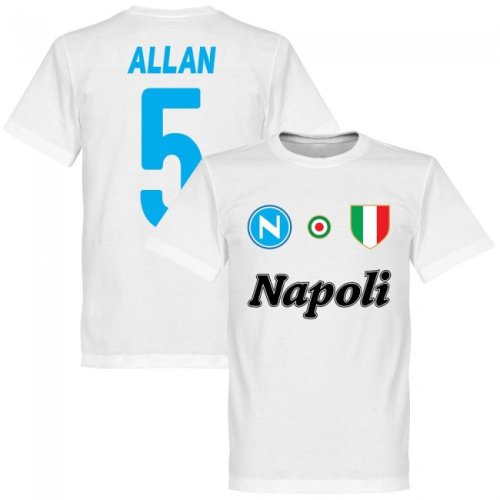 Napoli Allan 5 Team T-Shirt - White