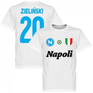 Napoli Zielinski 20 Team T-Shirt - White Napoli Zielinski 20 Team T-Shirt - White