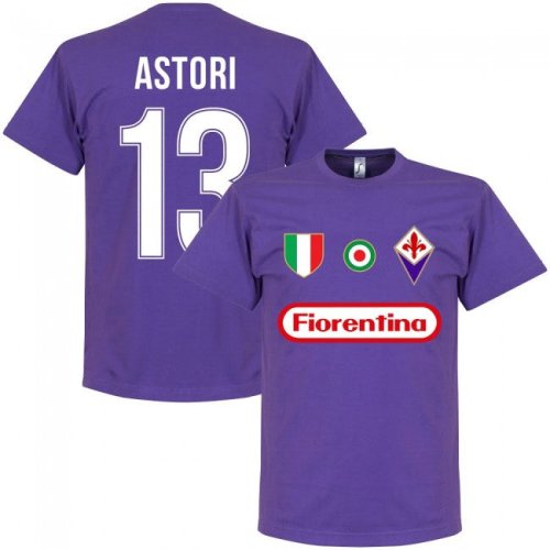 Fiorentina Astori 13 Team T-Shirt - Purple