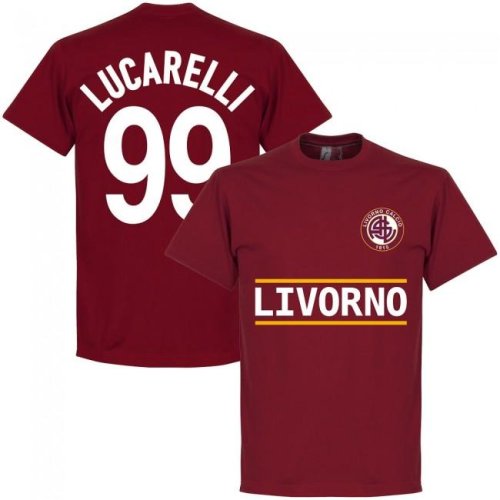 Livorno Lucarelli 99 Team T-Shirt - Maroon