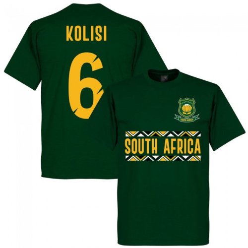 South Africa Rugby Team Kolisi 6 T-shirt - Bottle Green