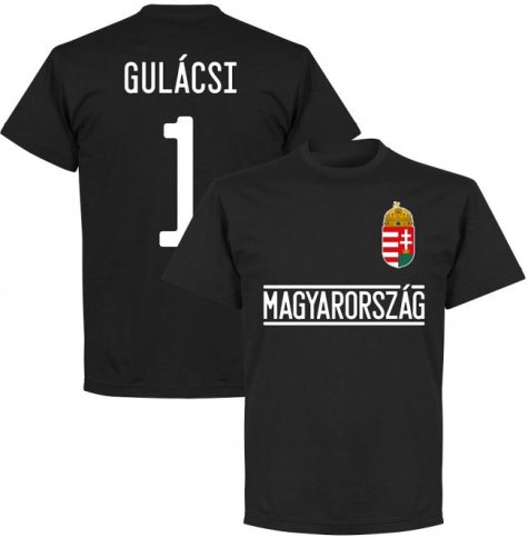 Hungary Gulácsi 1 Team T-Shirt - Black