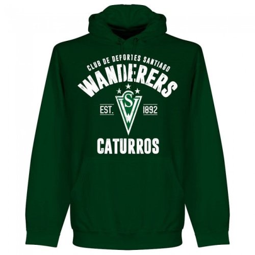 Santiago Wanderers Established Hoodie - Bottle Green