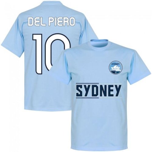 Sydney Del Piero 10 Team T-Shirt - Sky