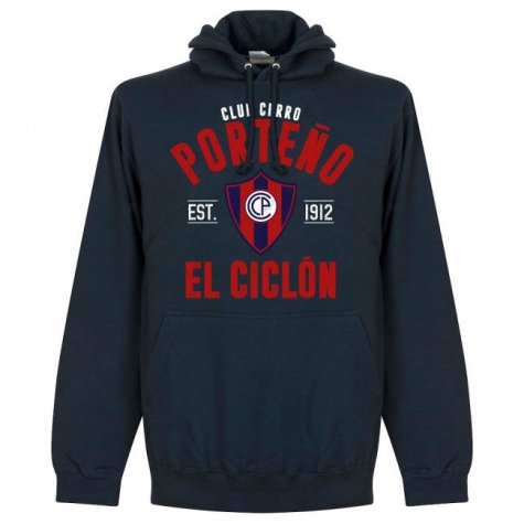 Cerro Porteno Established Hoodie - Navy