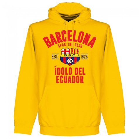 Barcelona Sporting Club Established Hoodie - Yellow