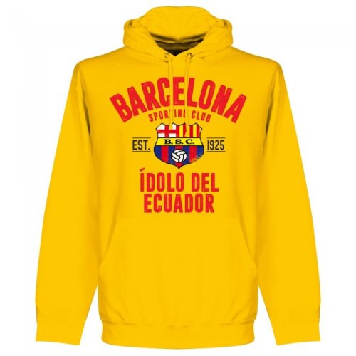 Barcelona Sporting Club Established Hoodie - Yellow