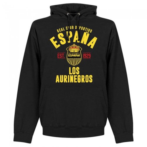 Real Club Deportivo Espana Established Hoodie - Black