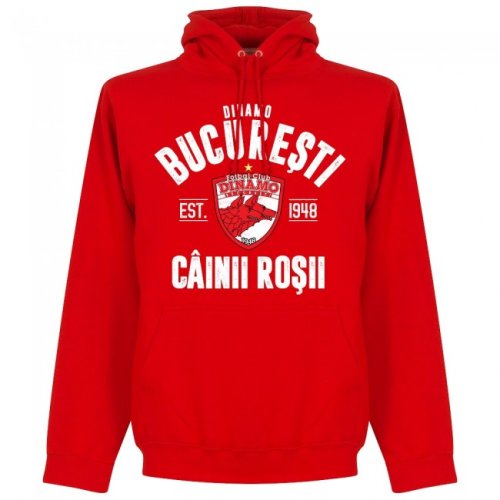 Dinamo Bucharest Established Hoodie - Red