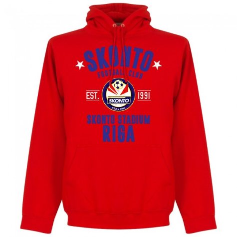 Skonto Riva Established Hoodie - Red