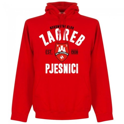 NK Zagreb Established Hoodie - Red