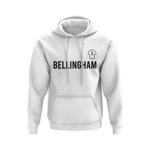 Jude Bellingham Real Madrid Number Hoody (White)