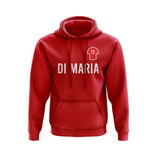 Angel Di Maria Benfica Number Hoody (Red)