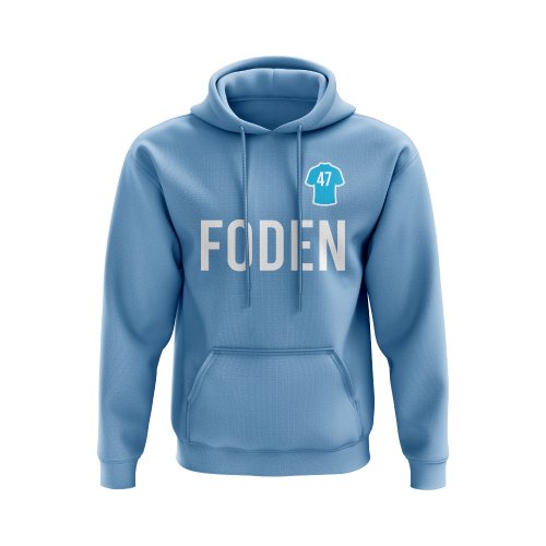 Phil Foden Man City Number Hoody (Sky)