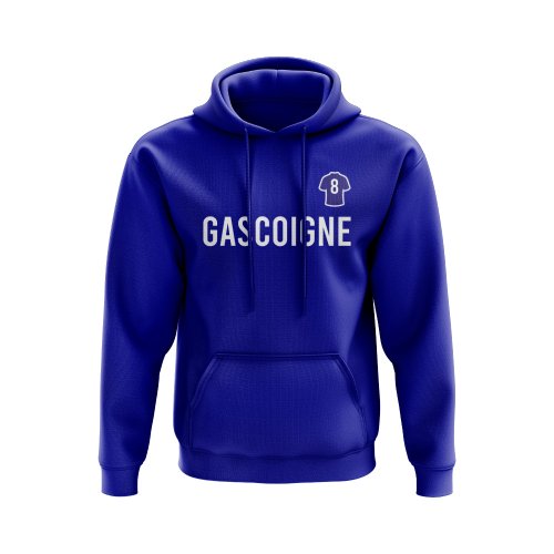 Paul Gascoigne Rangers Number Hoody (Blue)