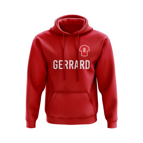 Steven Gerrard Liverpool Number Hoody (Red)